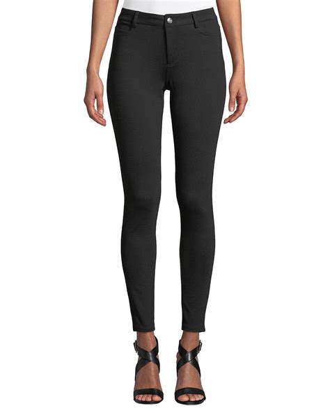 michael kors leggings black|michael kors denim leggings.